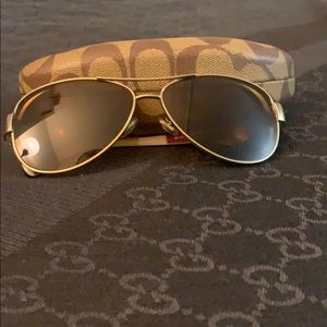 Coach sunglasses with case